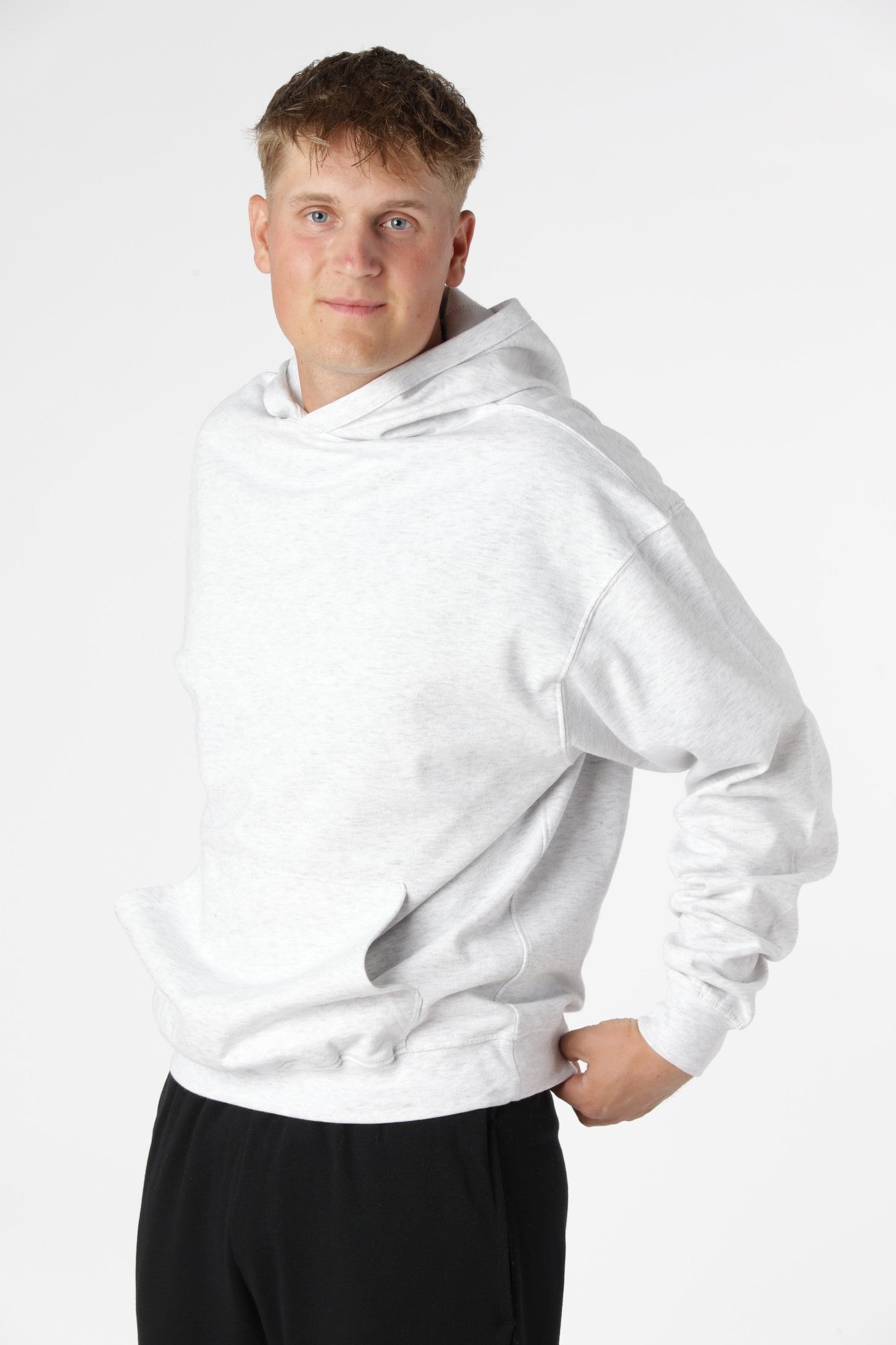 Klassischer Hoodie, Grau