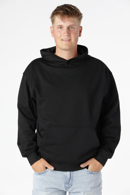Klassischer Hoodie, Schwarz