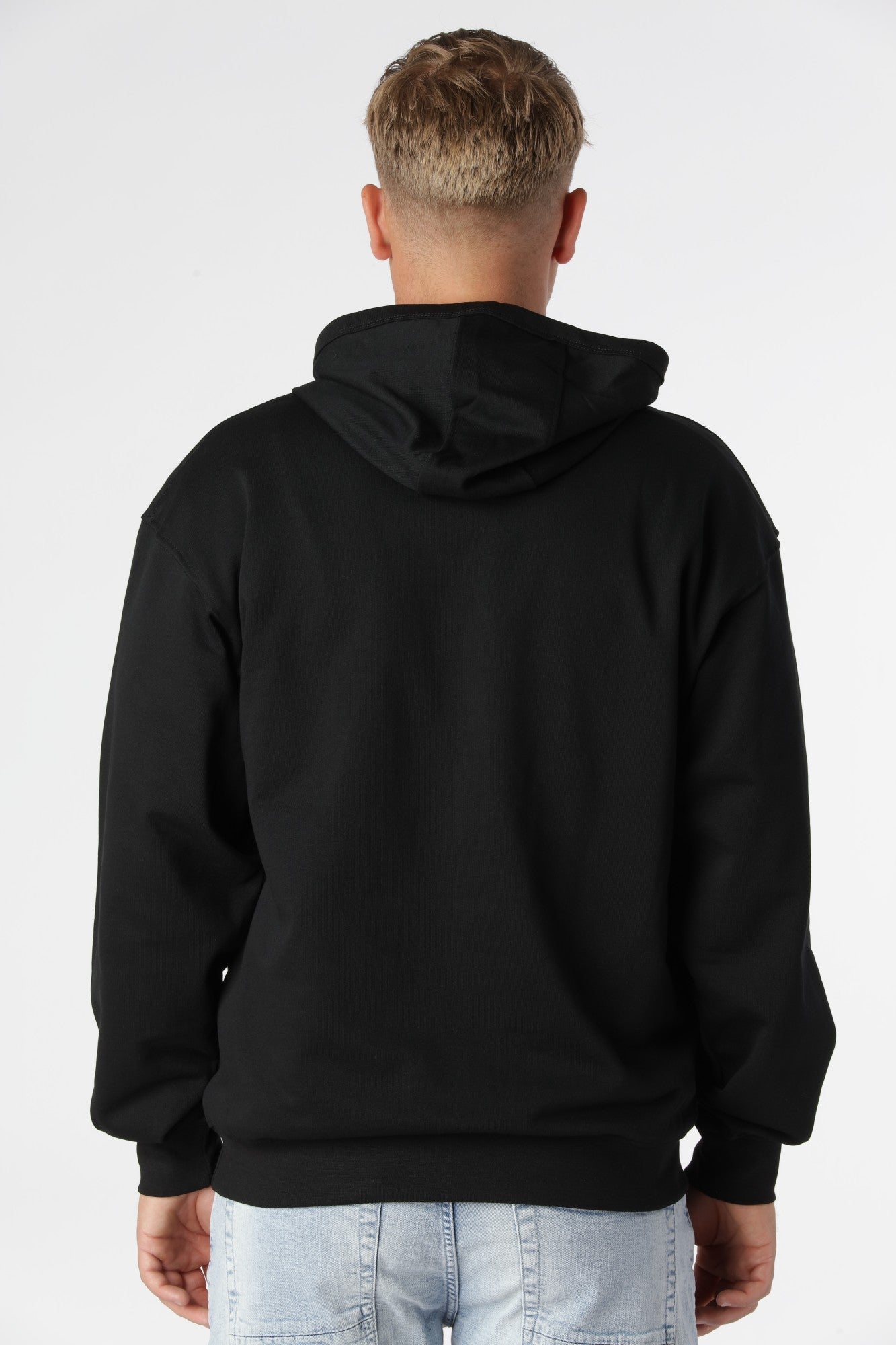 Klassischer Hoodie, Schwarz