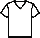 T-Shirts mit V-Ausschnitt